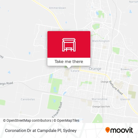 Coronation Dr at Campdale Pl map