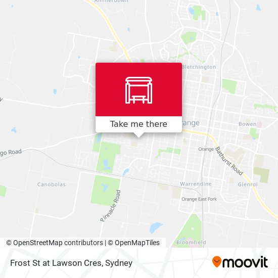 Frost St at Lawson Cres map