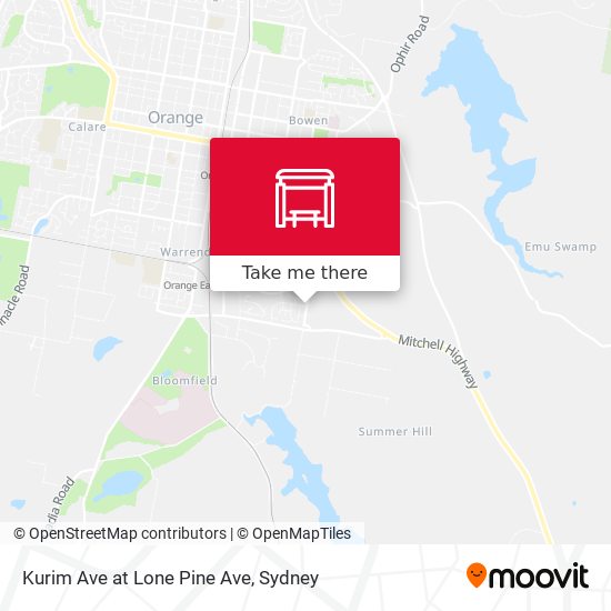 Kurim Ave at Lone Pine Ave map