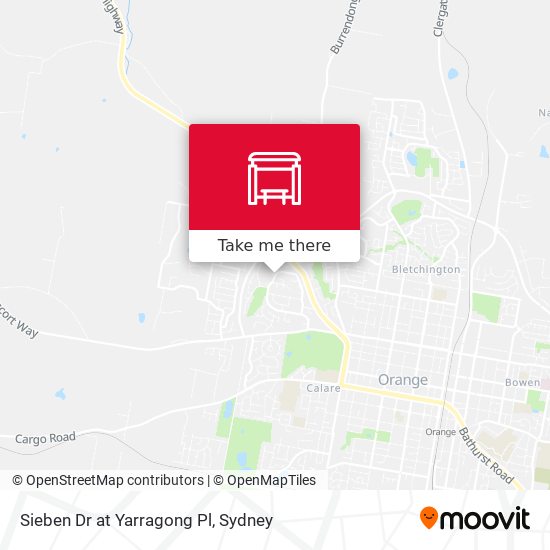 Sieben Dr at Yarragong Pl map