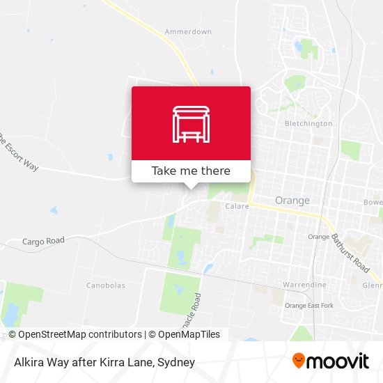Alkira Way after Kirra Lane map