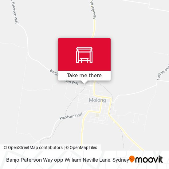 Banjo Paterson Way opp William Neville Lane map