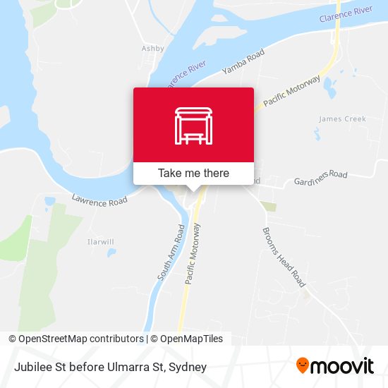 Jubilee St before Ulmarra St map