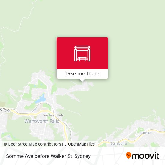 Somme Ave before Walker St map