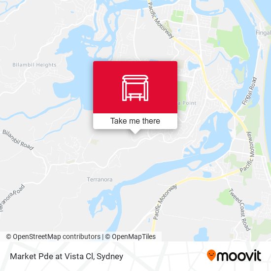 Market Pde at Vista Cl map