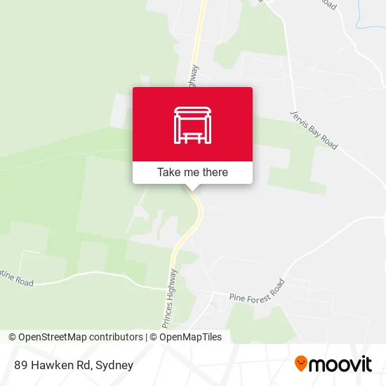 Mapa 89 Hawken Rd
