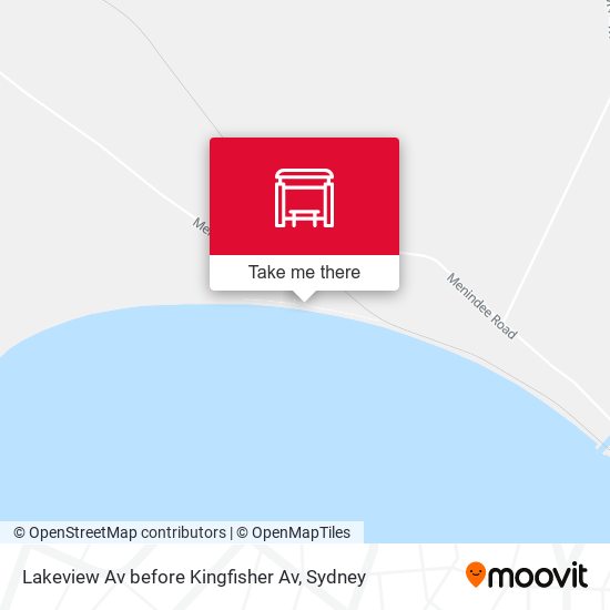 Lakeview Av before Kingfisher Av map