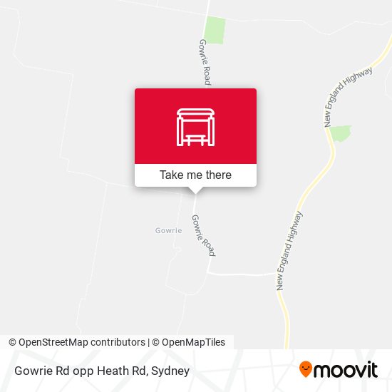 Gowrie Rd opp Heath Rd map