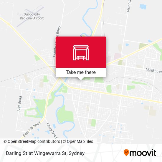 Darling St at Wingewarra St map