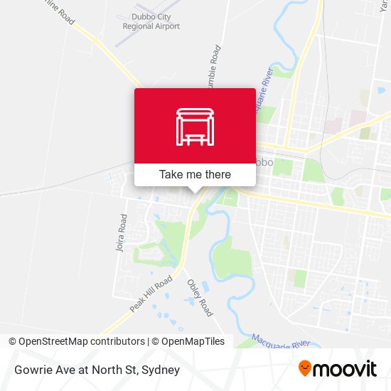 Gowrie Ave at North St map