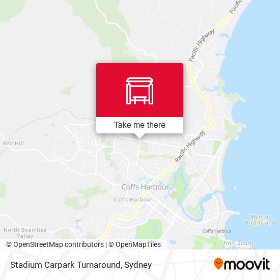 Stadium Carpark Turnaround map