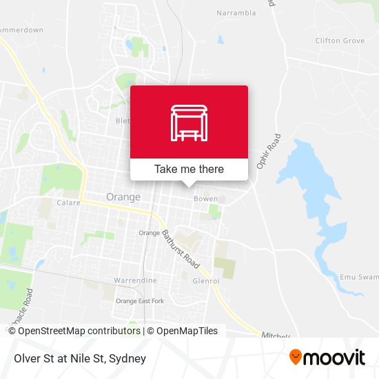 Olver St at Nile St map