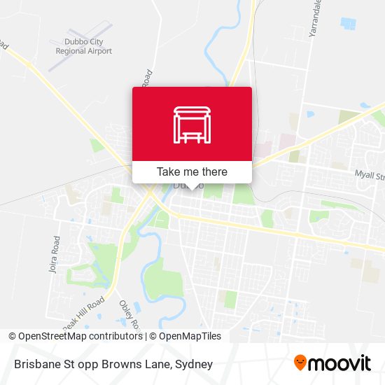 Brisbane St opp Browns Lane map