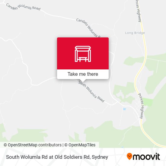 South Wolumla Rd at Old Soldiers Rd map