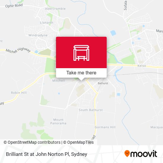 Brilliant St at John Norton Pl map