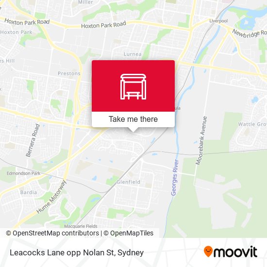 Leacocks Lane opp Nolan St map