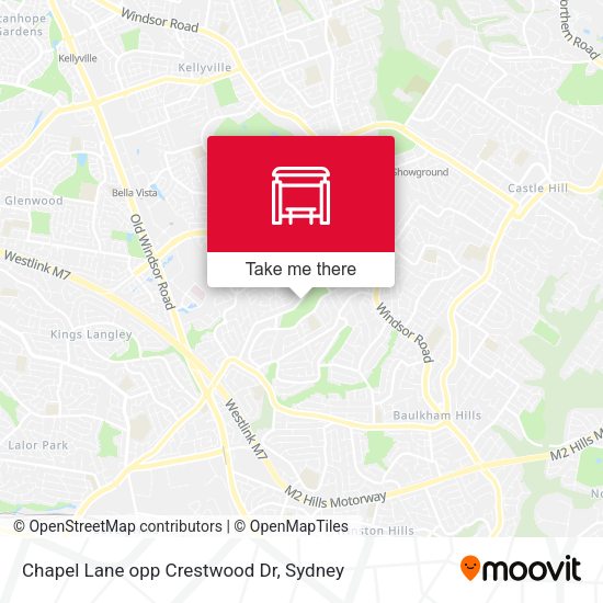Chapel Lane opp Crestwood Dr map