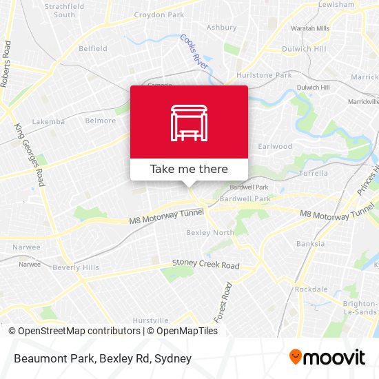 Beaumont Park, Bexley Rd map