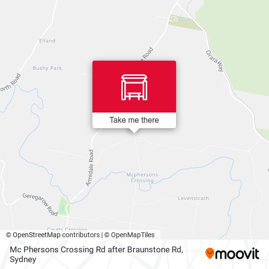 Mc Phersons Crossing Rd after Braunstone Rd map