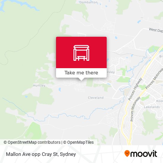 Mallon Ave opp Cray St map