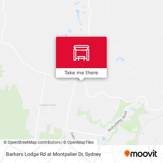 Barkers Lodge Rd at Montpelier Dr map