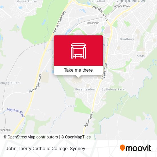 John Therry Catholic College map