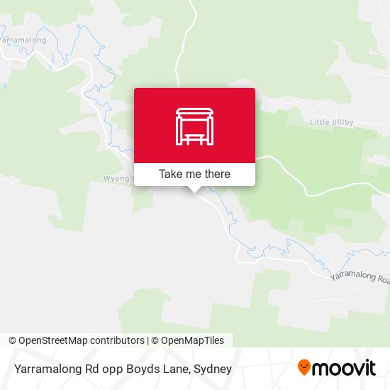 Yarramalong Rd opp Boyds Lane map