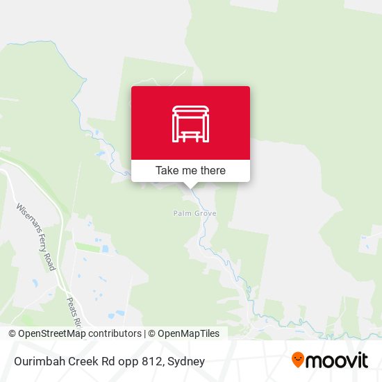 Ourimbah Creek Rd opp 812 map