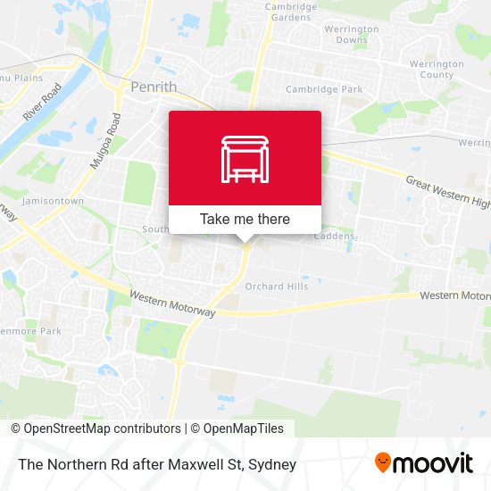The Northern Rd after Maxwell St map
