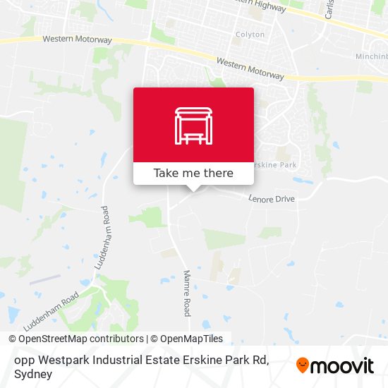 opp Westpark Industrial Estate Erskine Park Rd map