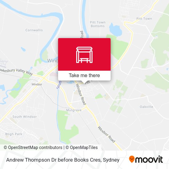 Andrew Thompson Dr before Books Cres map