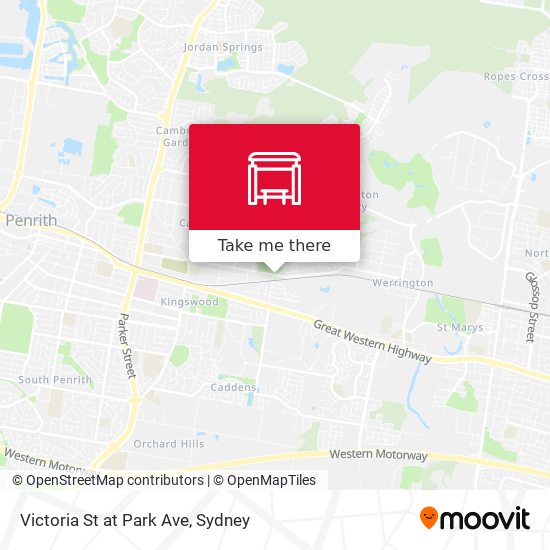 Victoria St at Park Ave map