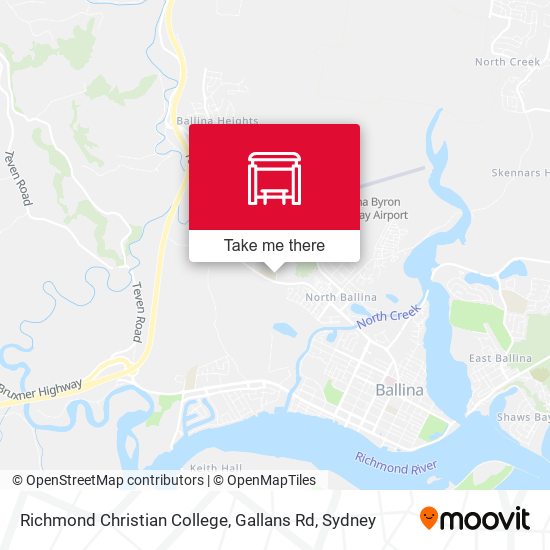 Richmond Christian College, Gallans Rd map