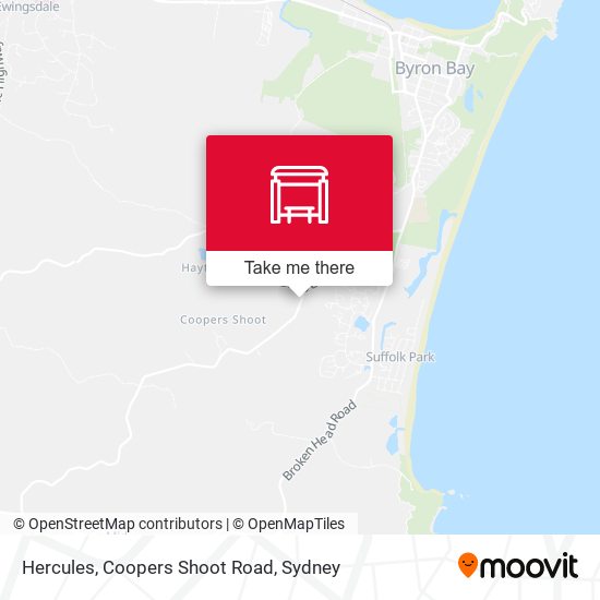 Hercules, Coopers Shoot Road map