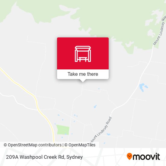209A Washpool Creek Rd map