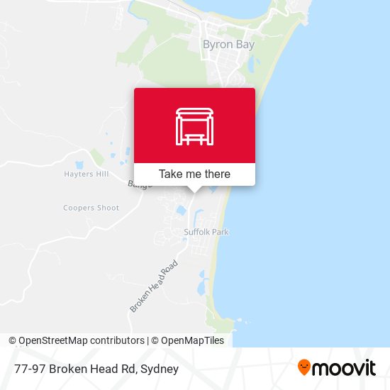 77-97 Broken Head Rd map