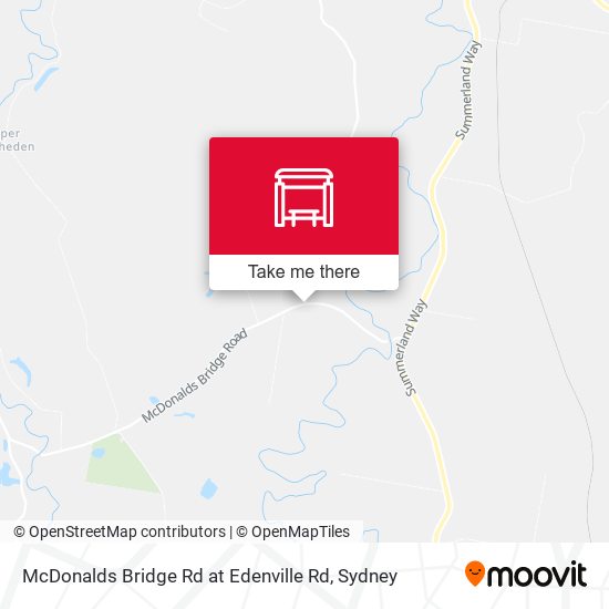 McDonalds Bridge Rd at Edenville Rd map