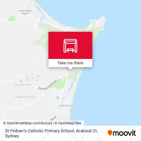 St Finbarr's Catholic Primary School, Arakwal Ct map