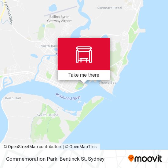 Commemoration Park, Bentinck St map