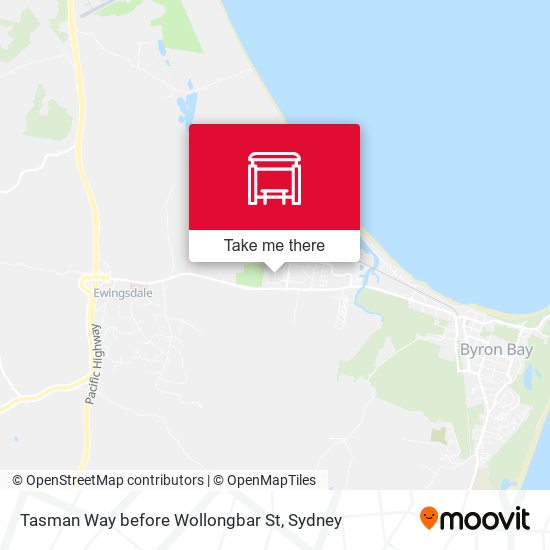 Tasman Way before Wollongbar St map