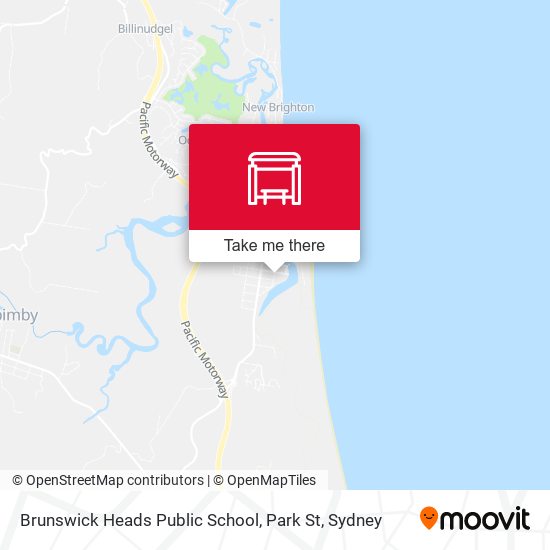 Brunswick Heads Public School, Park St map