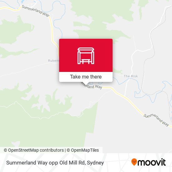 Summerland Way opp Old Mill Rd map