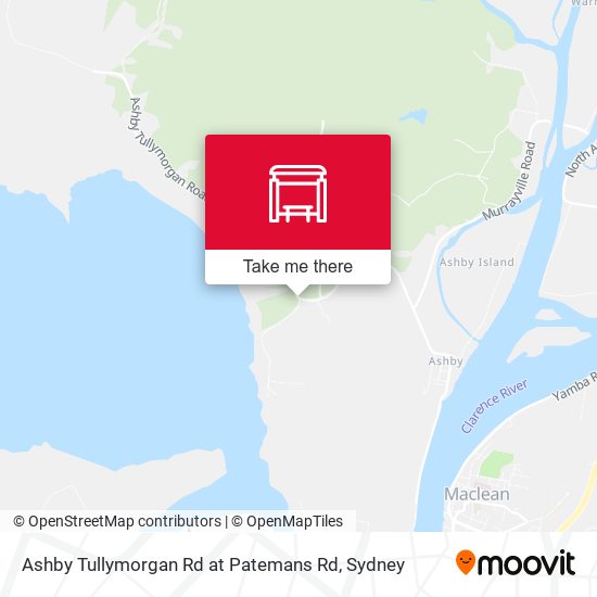 Ashby Tullymorgan Rd at Patemans Rd map