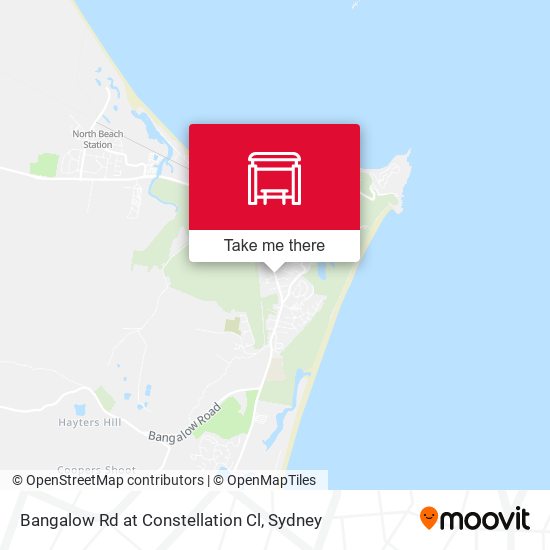 Bangalow Rd at Constellation Cl map