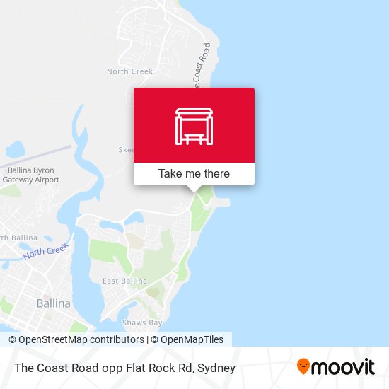 The Coast Road opp Flat Rock Rd map