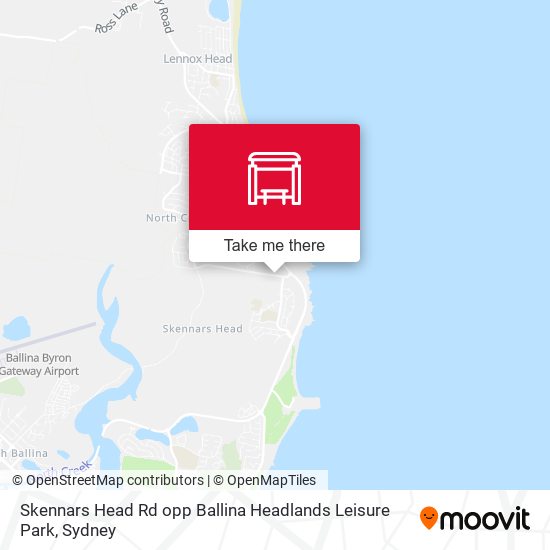 Skennars Head Rd opp Ballina Headlands Leisure Park map