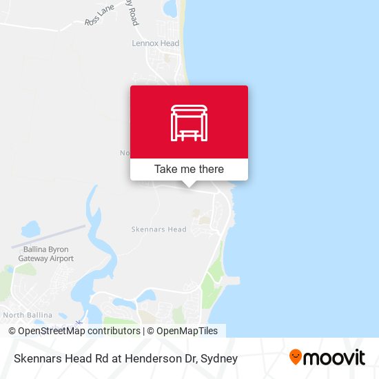 Skennars Head Rd at Henderson Dr map