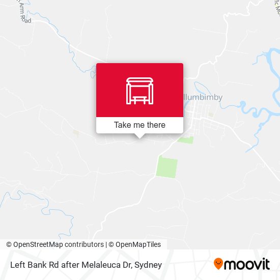 Left Bank Rd after Melaleuca Dr map