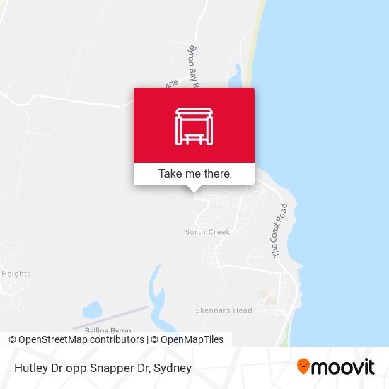 Hutley Dr opp Snapper Dr map