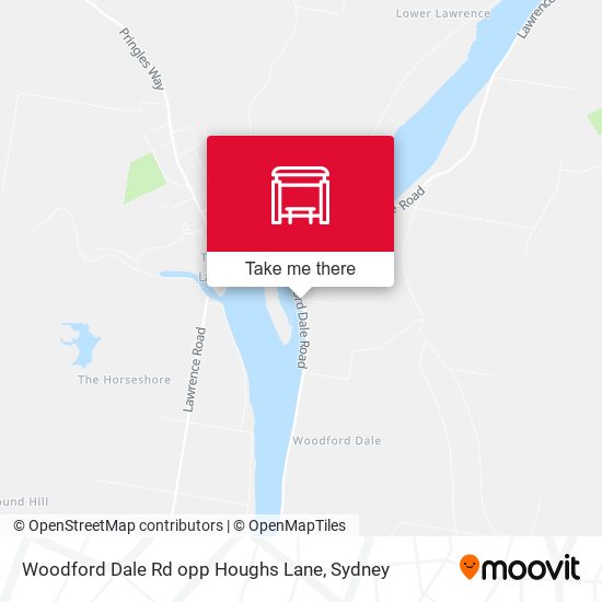 Woodford Dale Rd opp Houghs Lane map